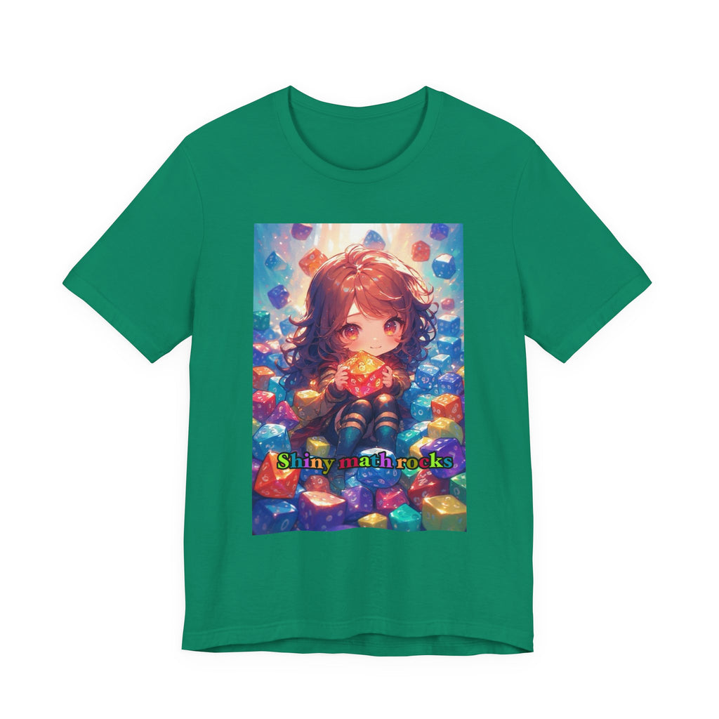 Shiny math rocks. female themed t-shirt