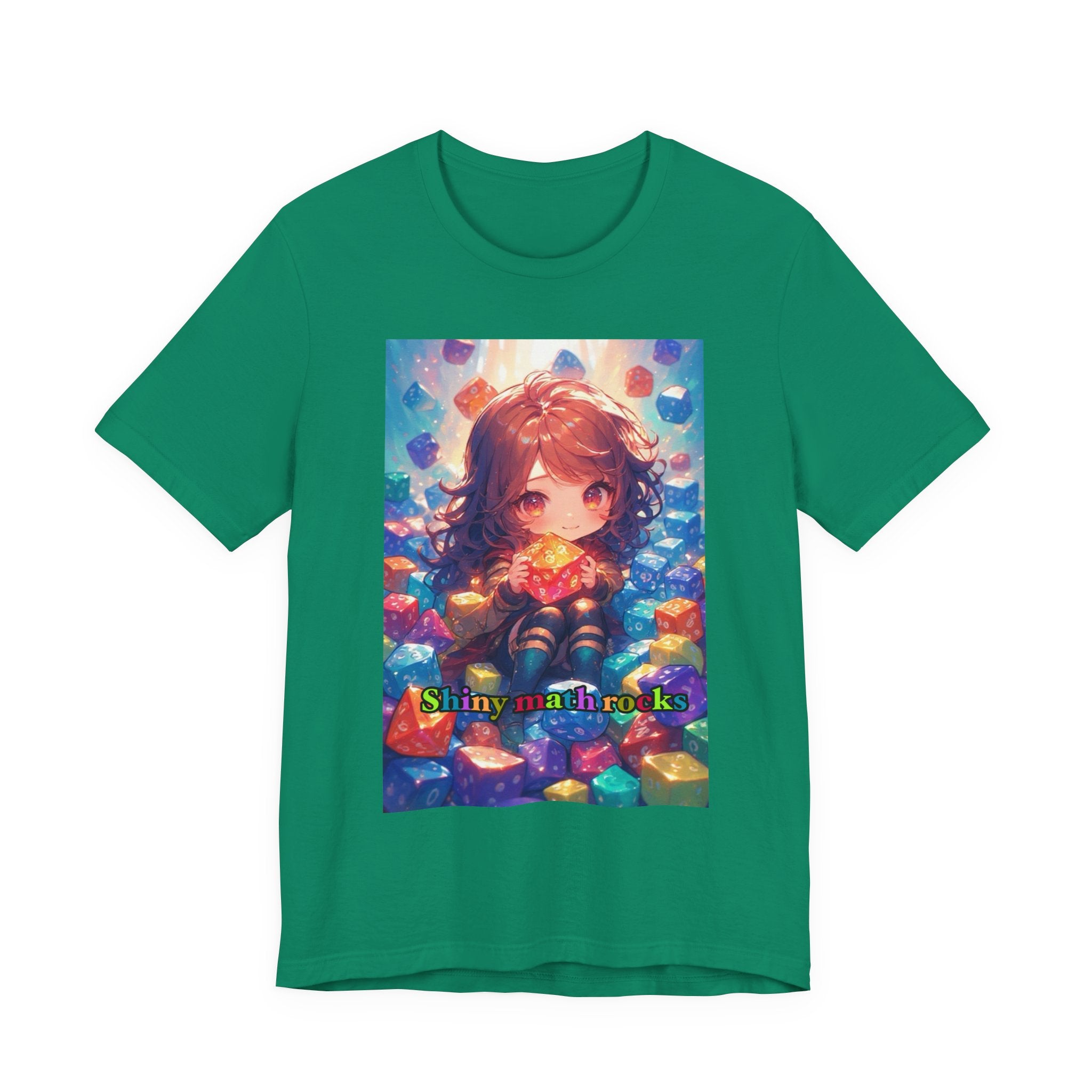 Shiny math rocks. female themed t-shirt