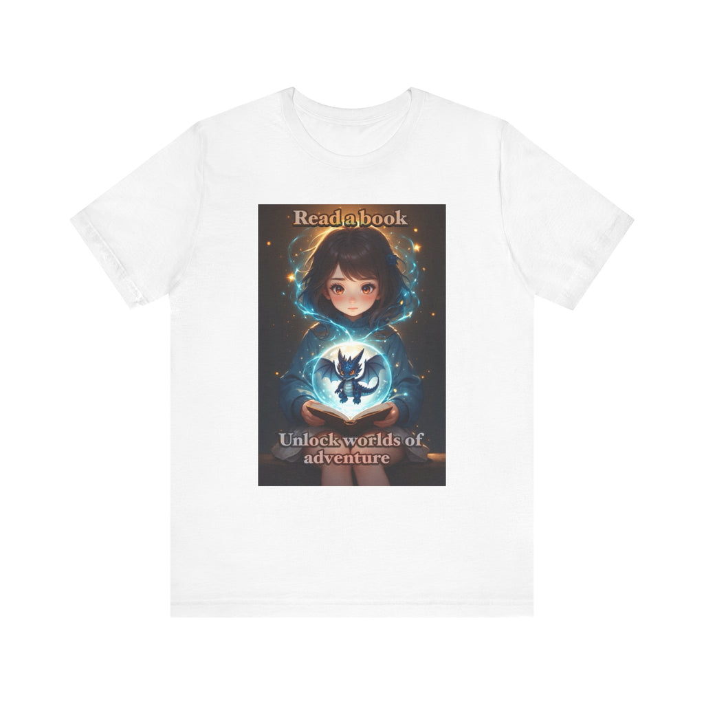 Book dragon. female themed t-shirt