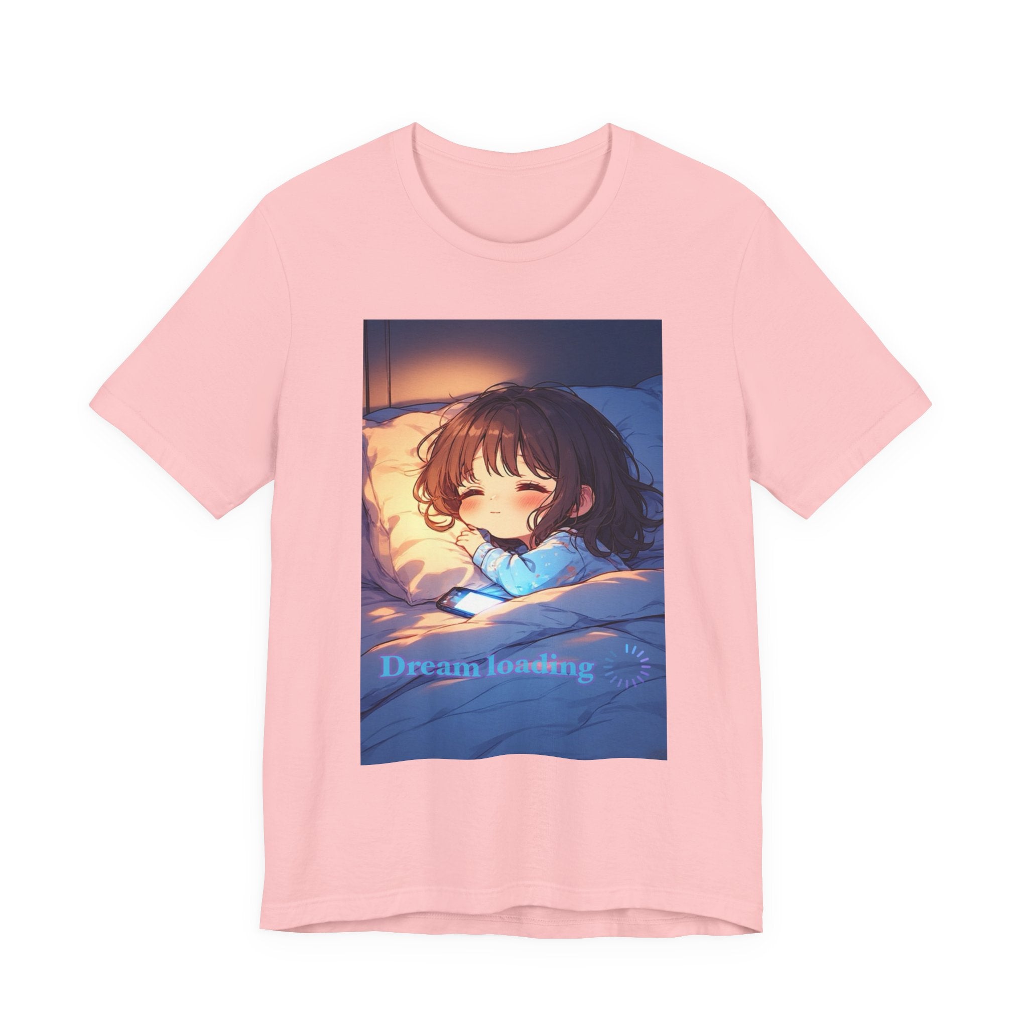 Dream loading. female themed T-shirt.