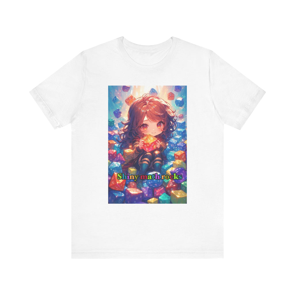 Shiny math rocks. female themed t-shirt