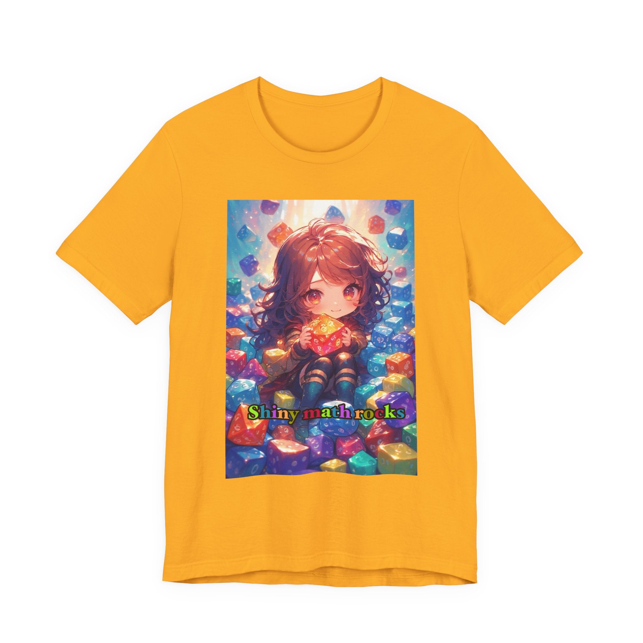 Shiny math rocks. female themed t-shirt