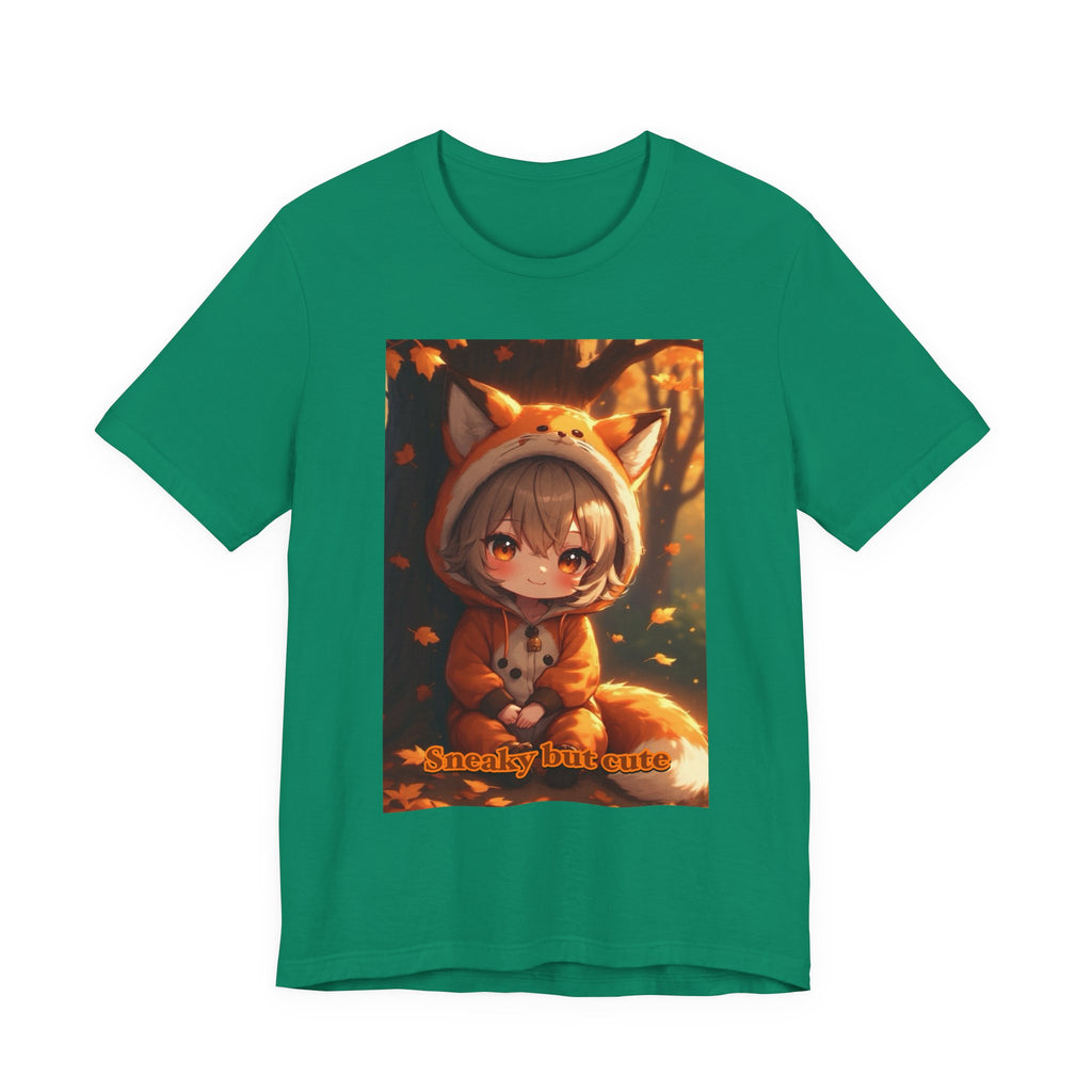 Sneaky but cute. female themed t-shirt