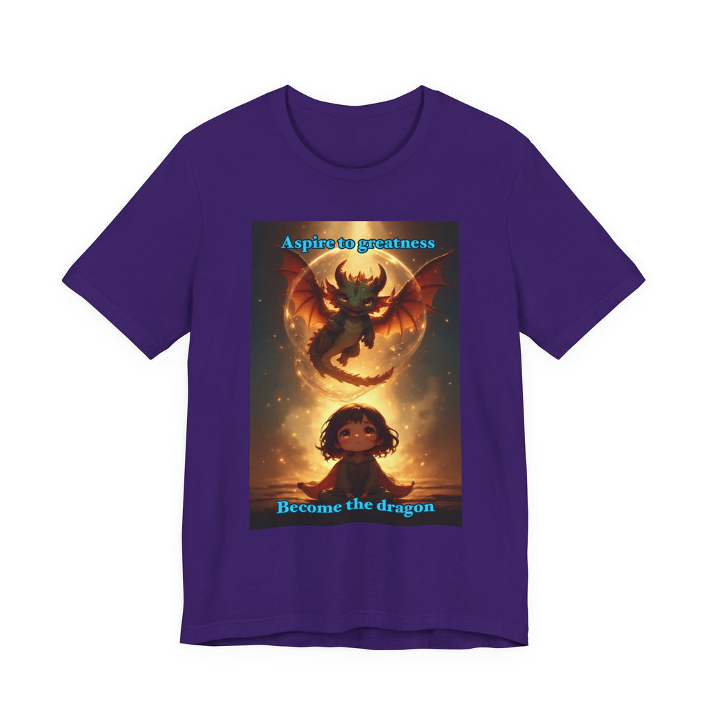 Aspire to greatness. female themed t-shirt