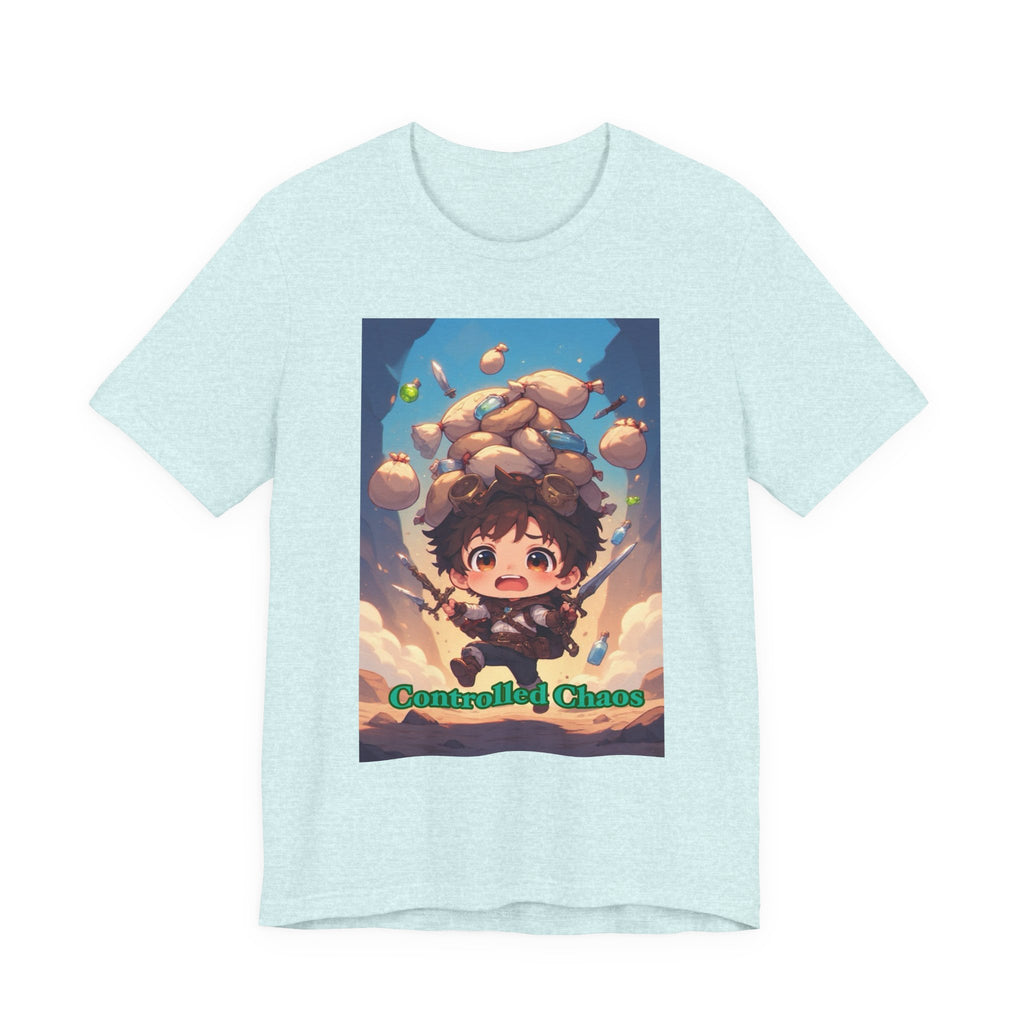 Controlled chaos. Male themed t-shirt