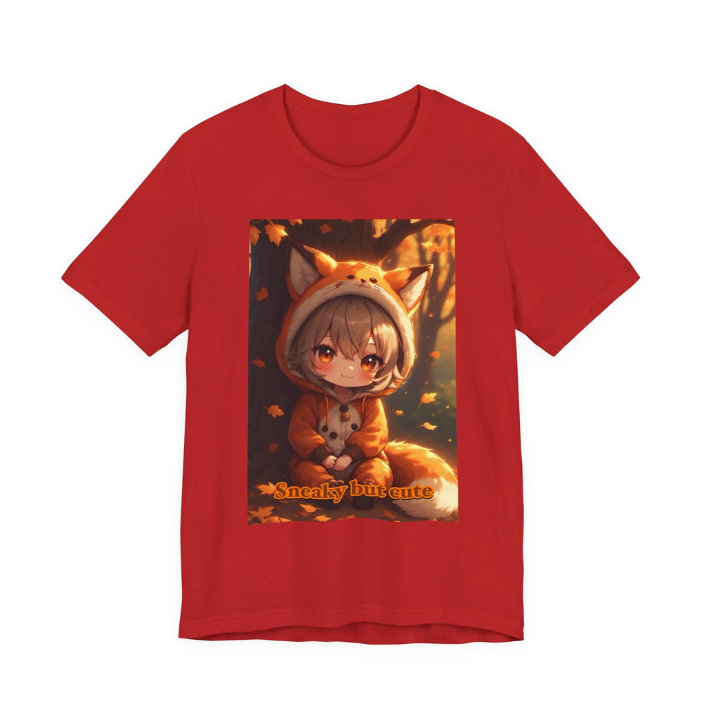 Sneaky but cute. female themed t-shirt