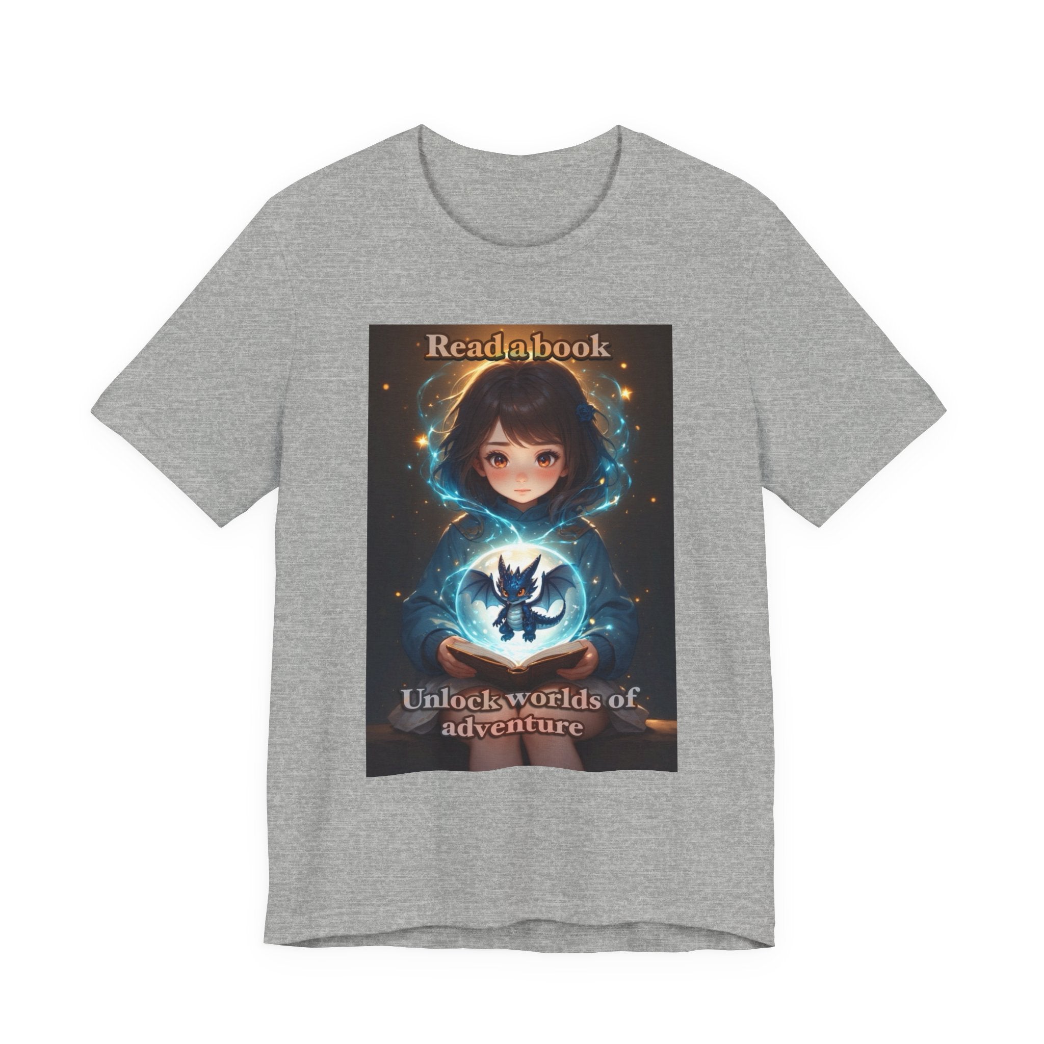Book dragon. female themed t-shirt