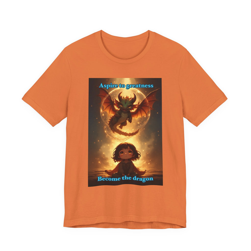 Aspire to greatness. female themed t-shirt