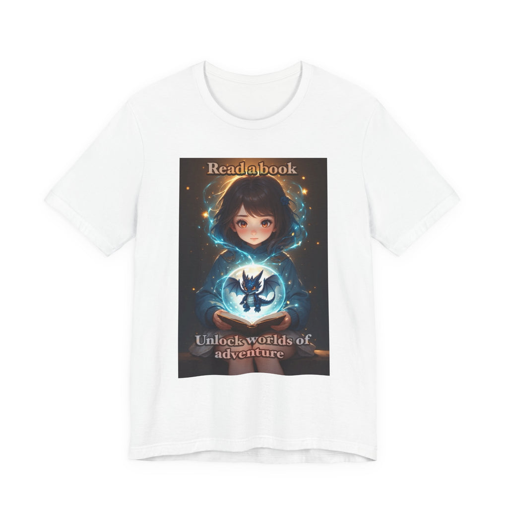 Book dragon. female themed t-shirt