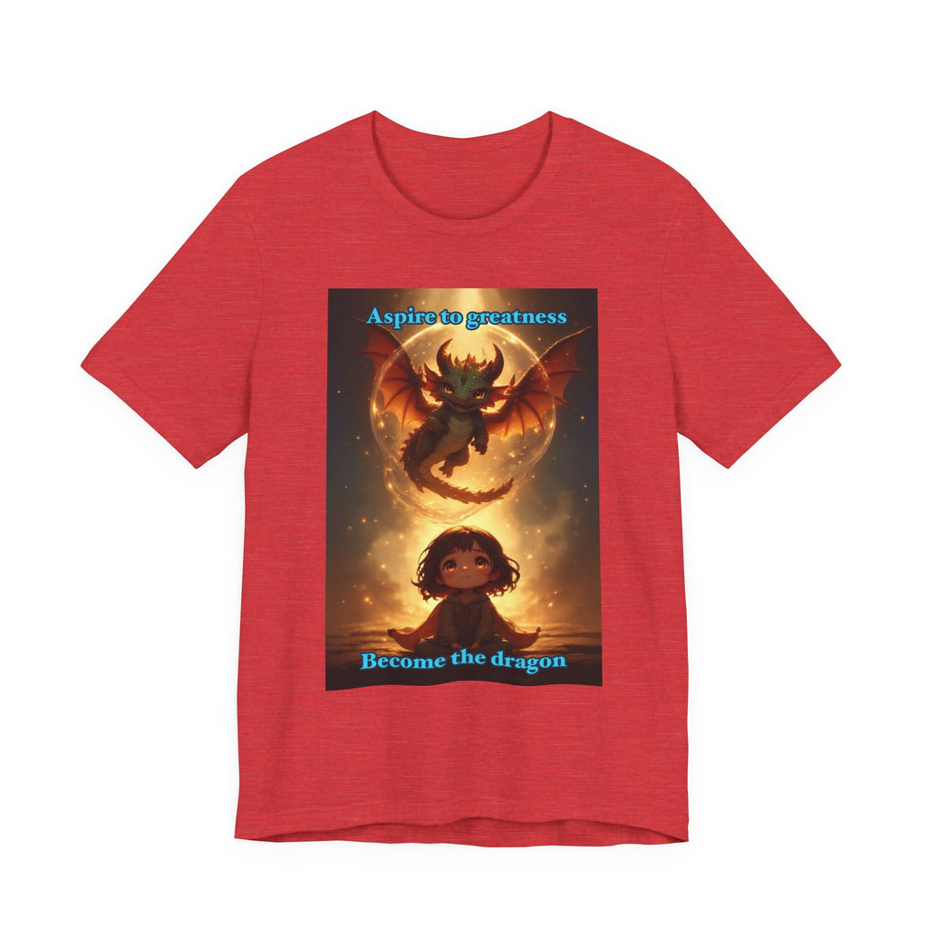 Aspire to greatness. female themed t-shirt