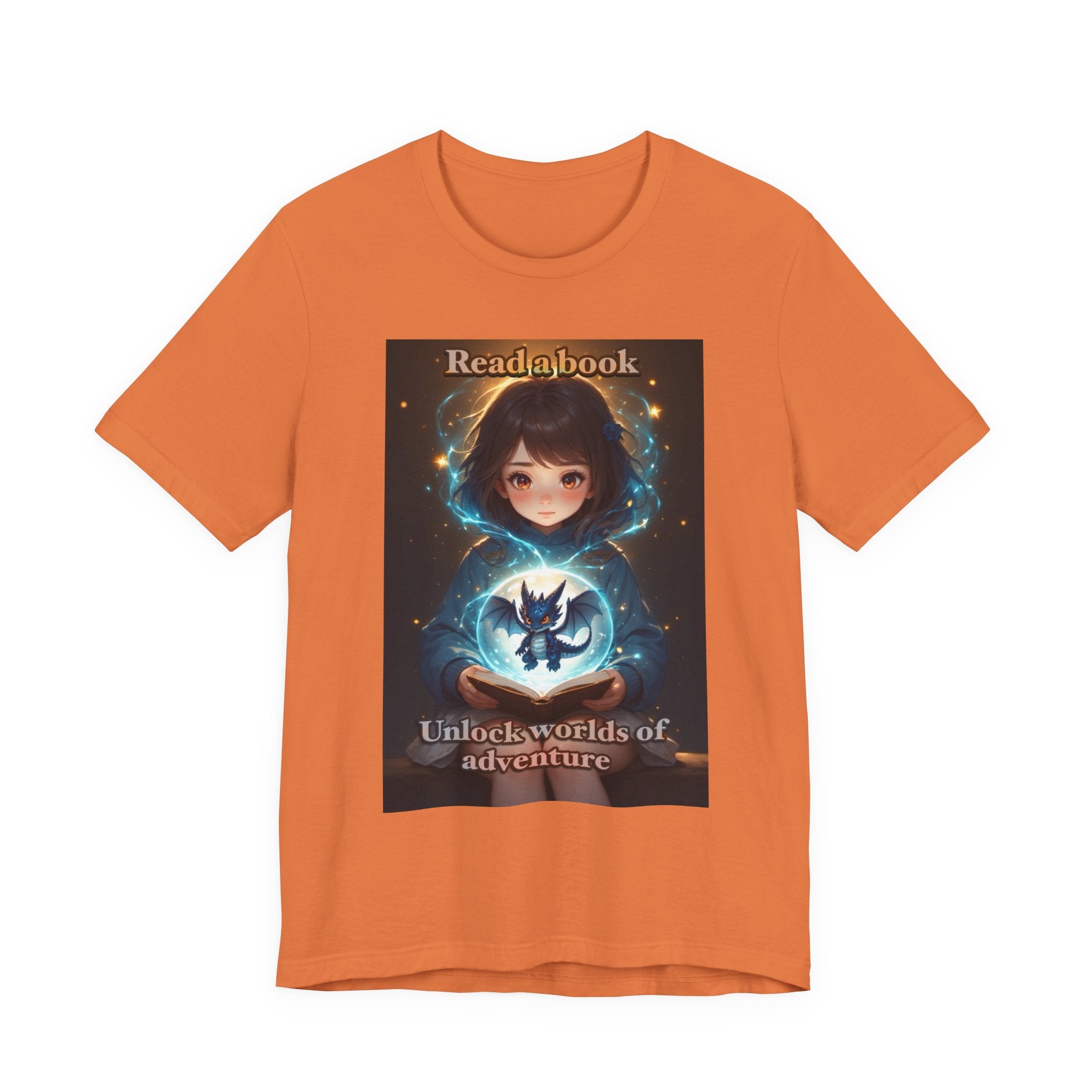 Book dragon. female themed t-shirt
