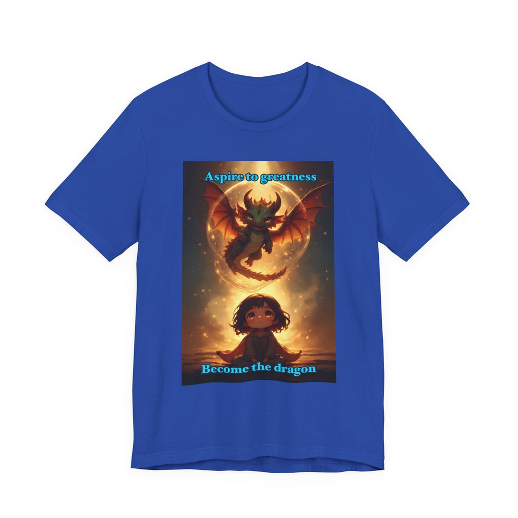 Aspire to greatness. female themed t-shirt