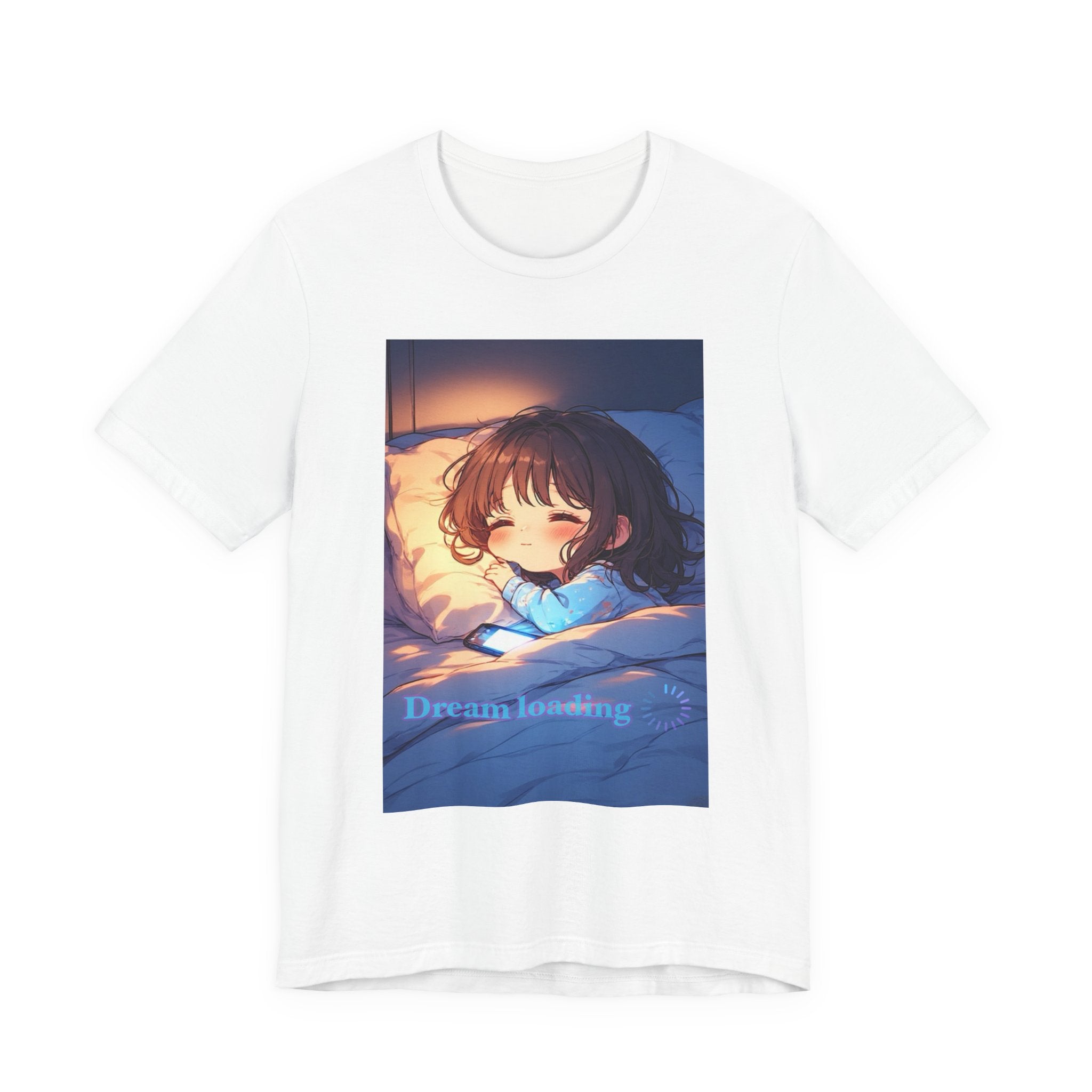 Dream loading. female themed T-shirt.