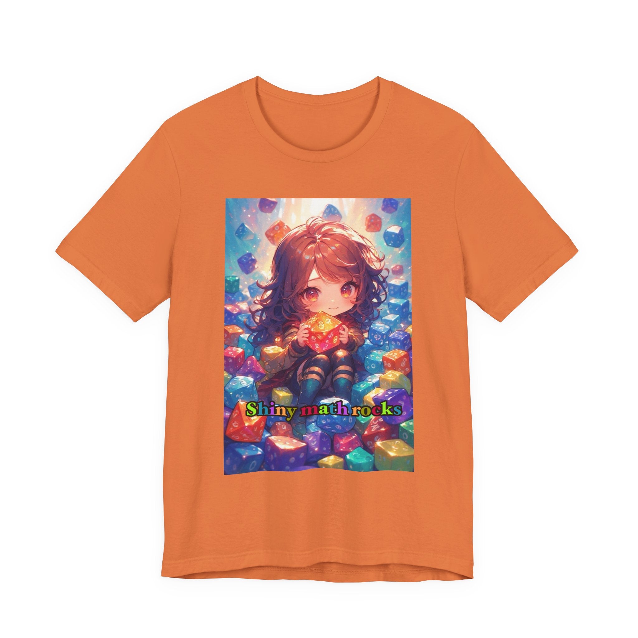 Shiny math rocks. female themed t-shirt