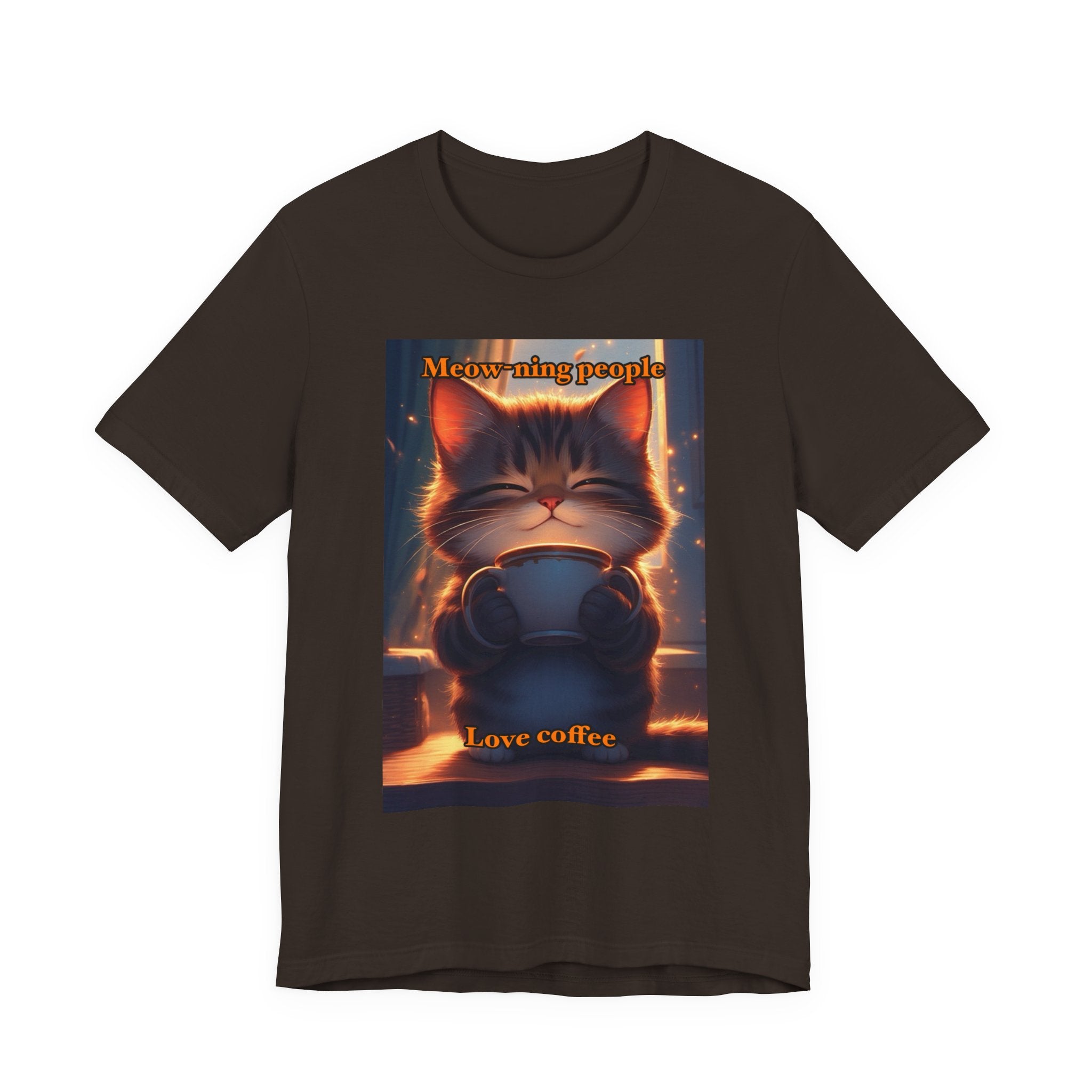 Meow-Ning people. Neutral themed t-shirt