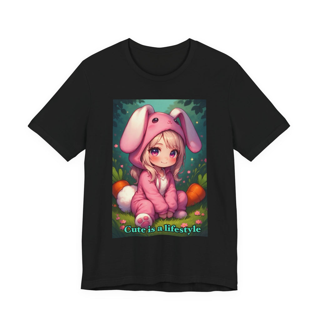 Cute is a lifestyle. female themed t-shirt