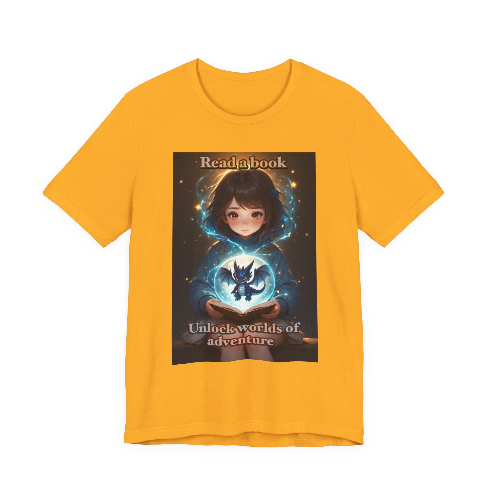 Book dragon. female themed t-shirt