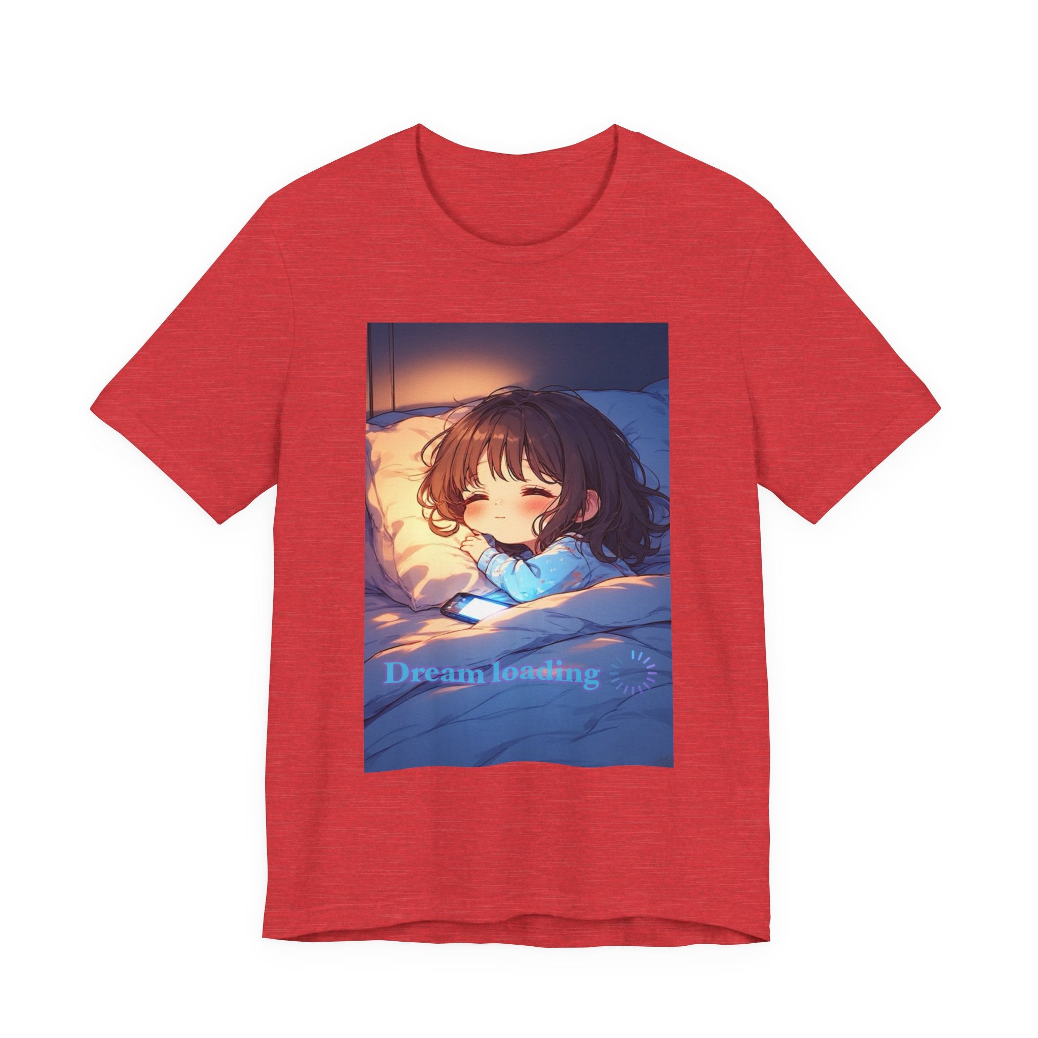 Dream loading. female themed T-shirt.