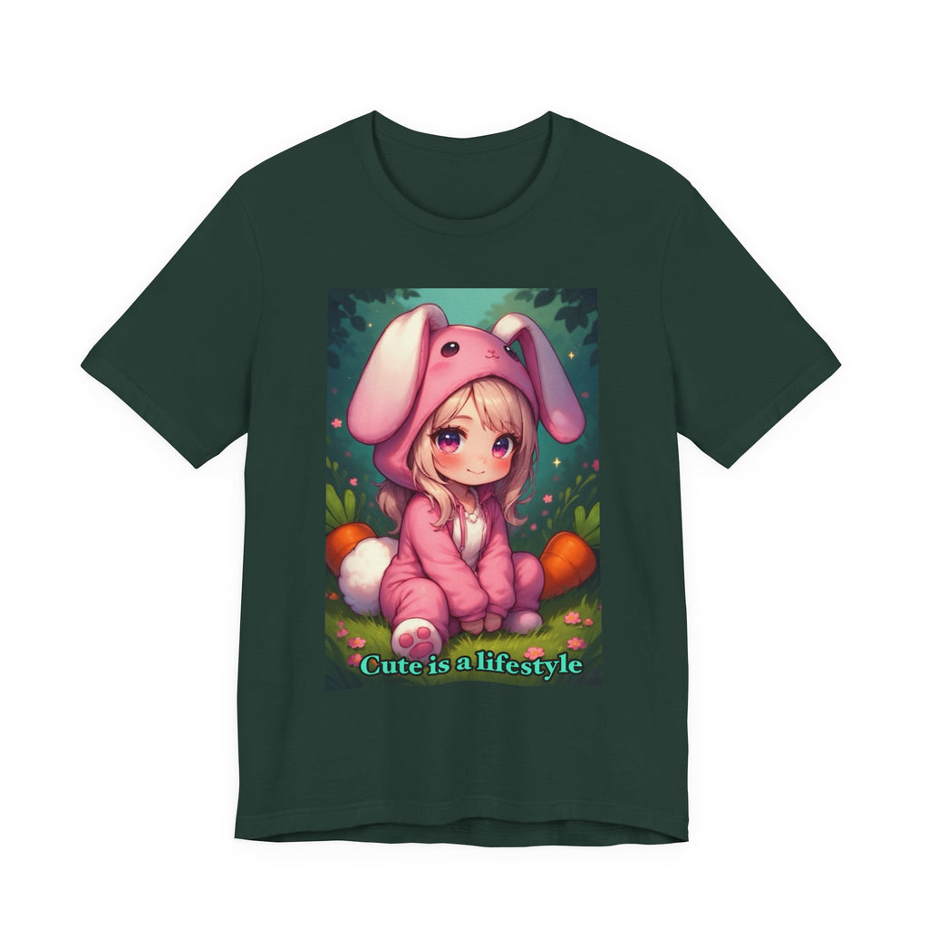 Cute is a lifestyle. female themed t-shirt