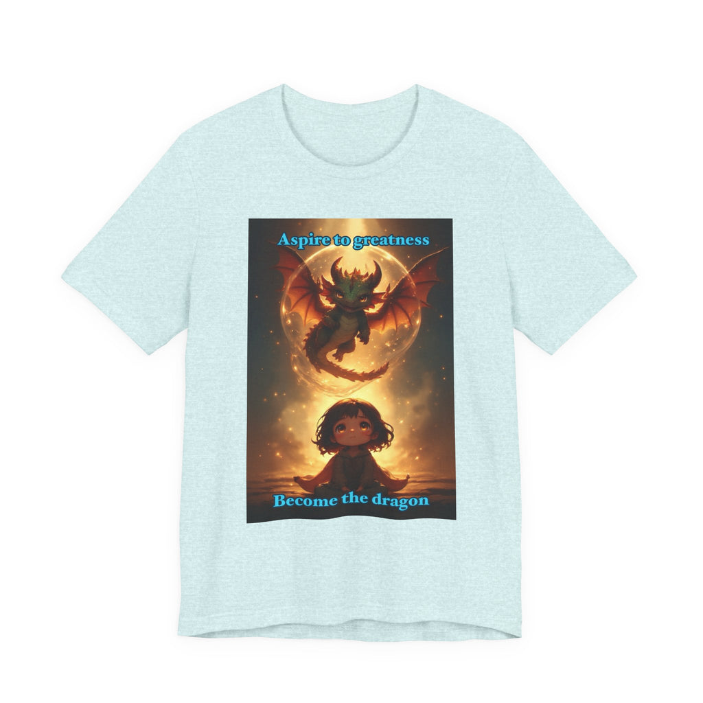 Aspire to greatness. female themed t-shirt