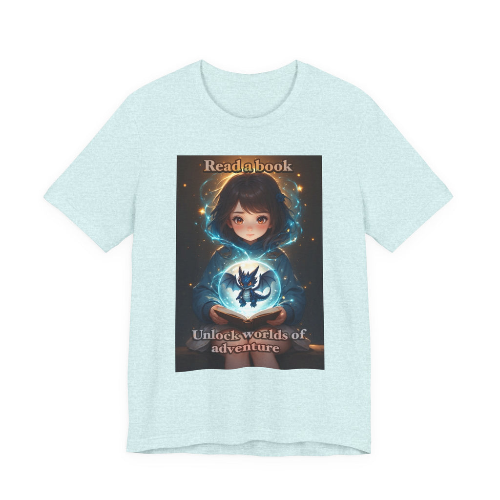 Book dragon. female themed t-shirt