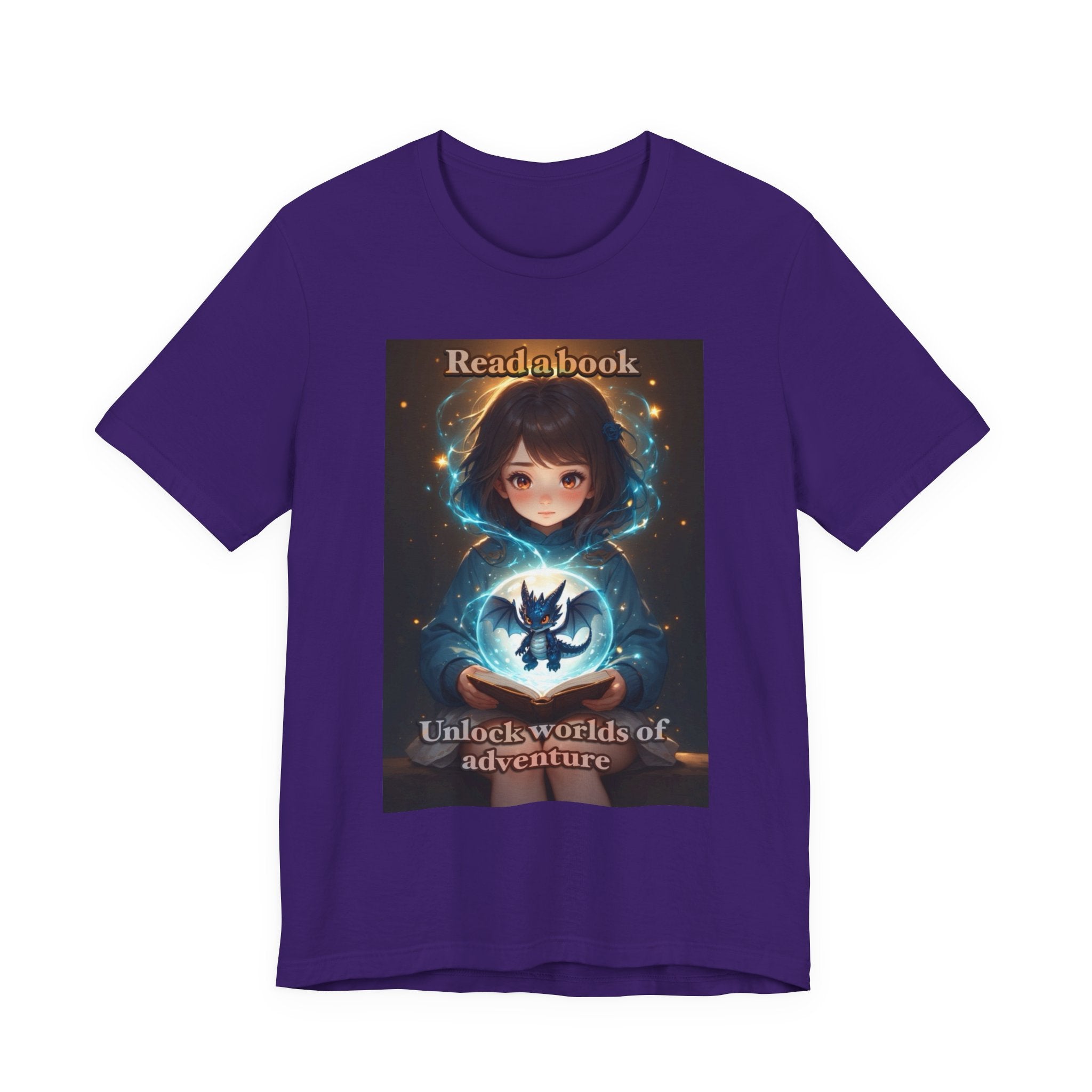 Book dragon. female themed t-shirt