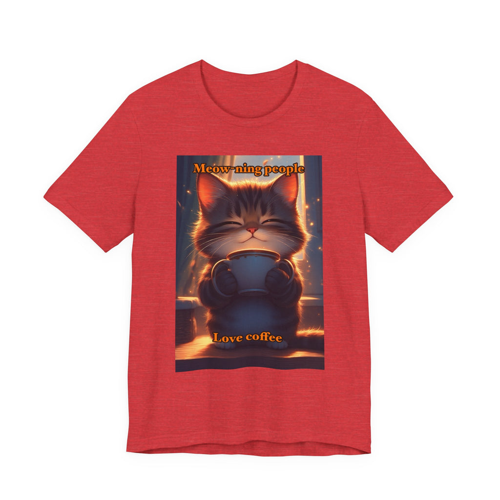 Meow-Ning people. Neutral themed t-shirt