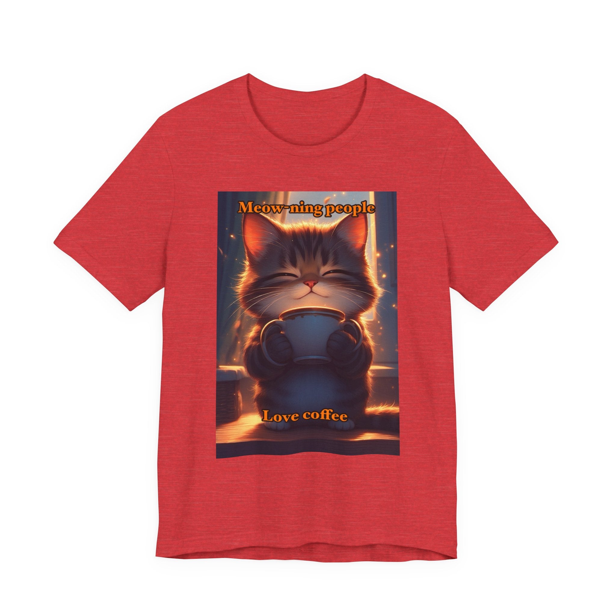 Meow-Ning people. Neutral themed t-shirt