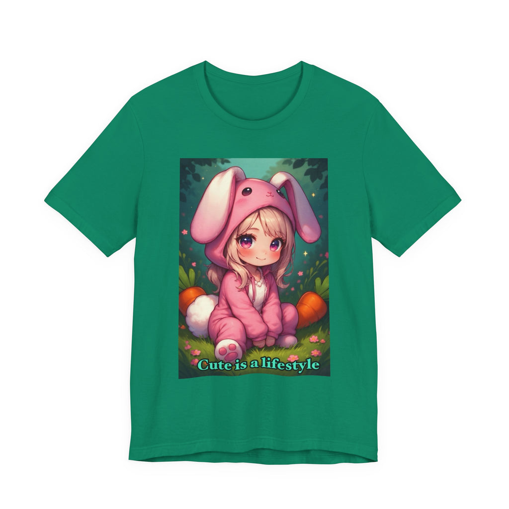 Cute is a lifestyle. female themed t-shirt