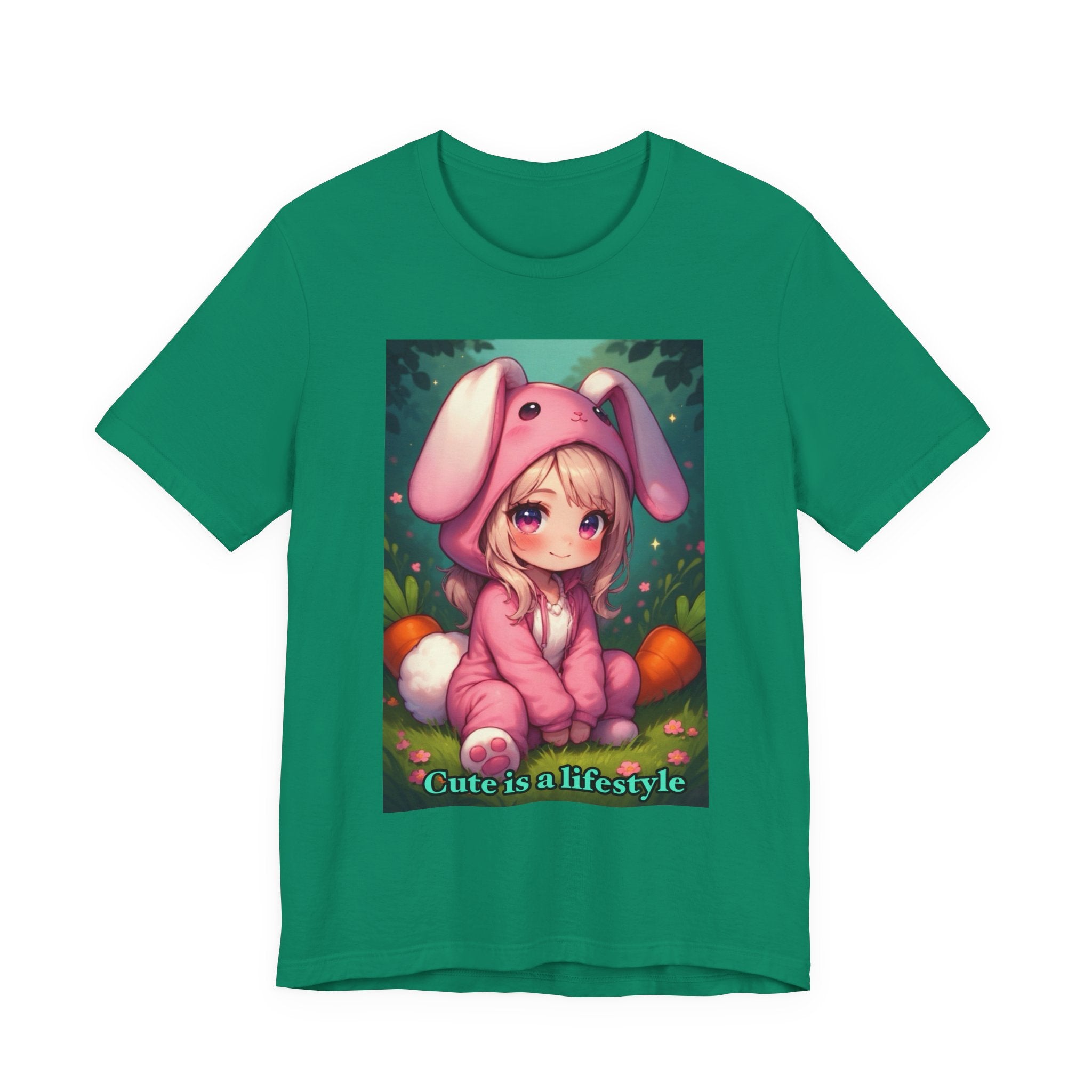 Cute is a lifestyle. female themed t-shirt