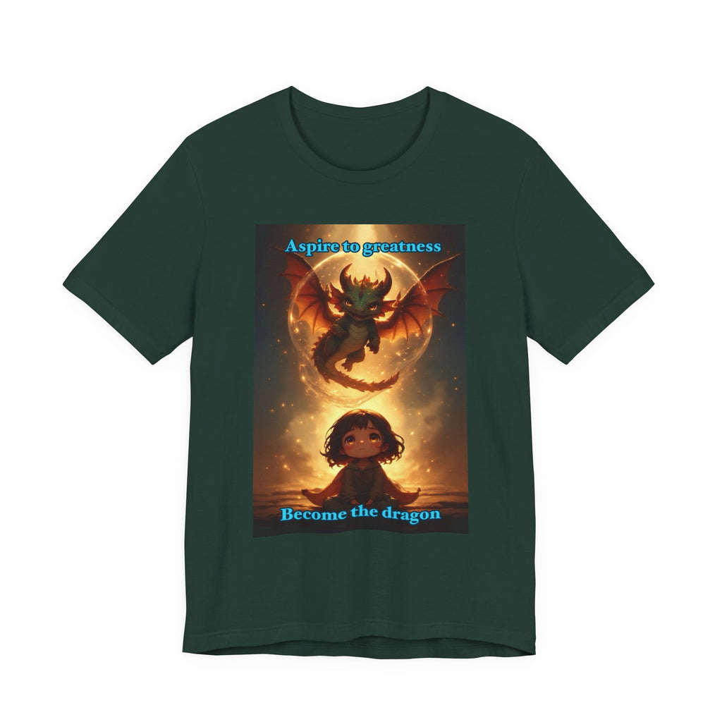 Aspire to greatness. female themed t-shirt