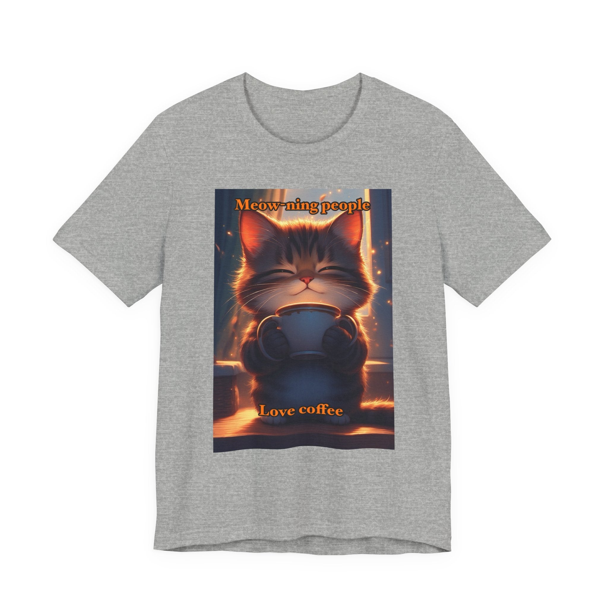 Meow-Ning people. Neutral themed t-shirt