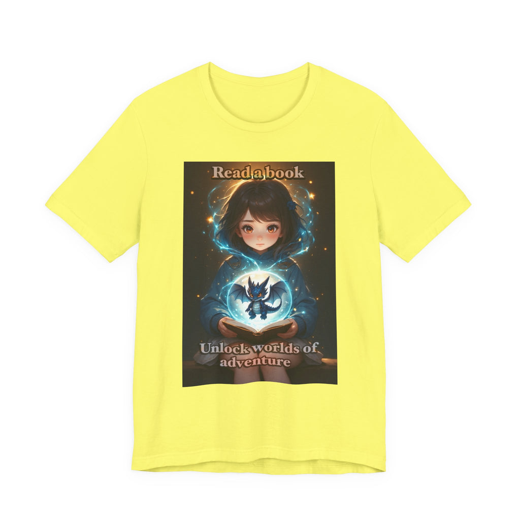 Book dragon. female themed t-shirt