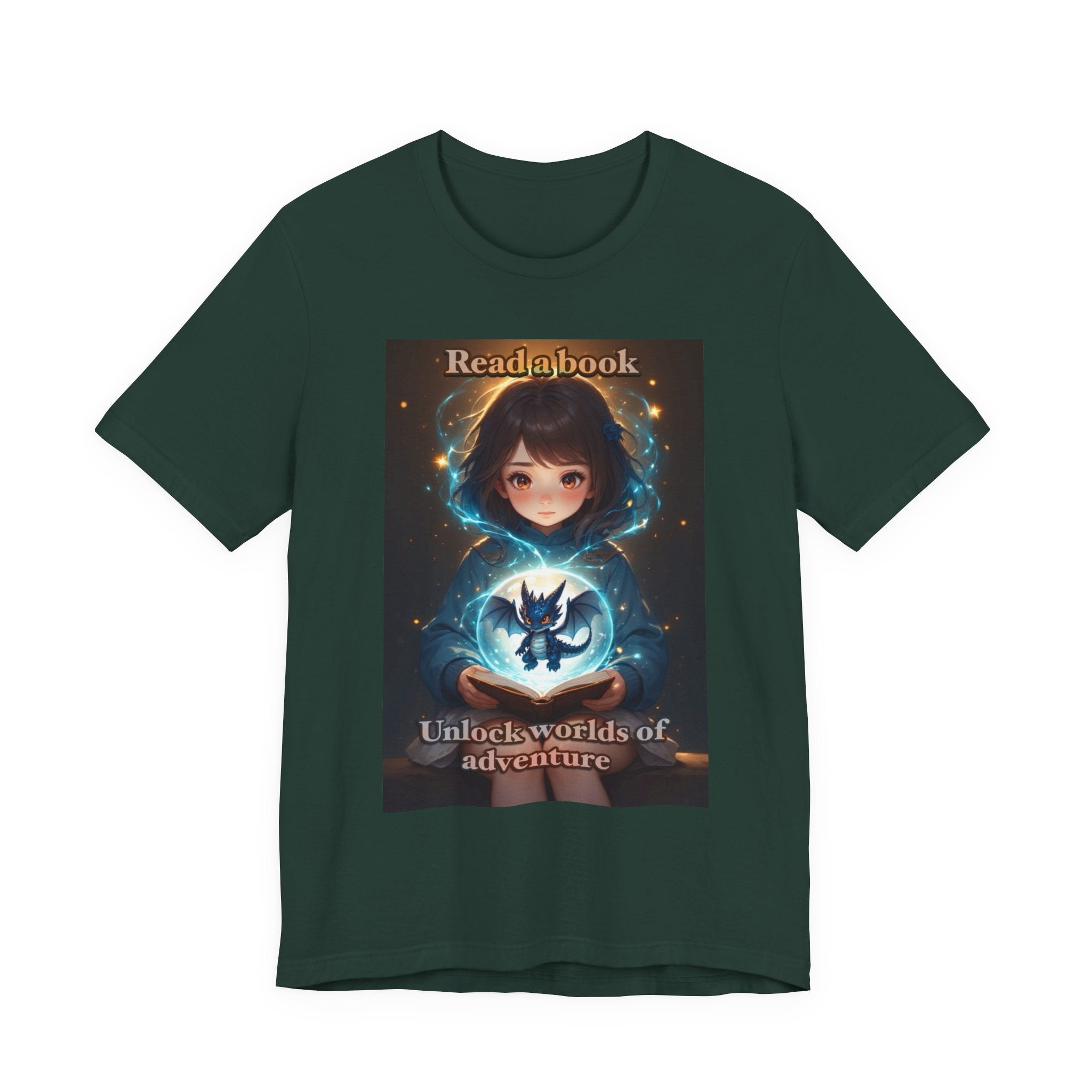 Book dragon. female themed t-shirt