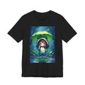 “ keep calm and hop on.” Female themed t-shirt.